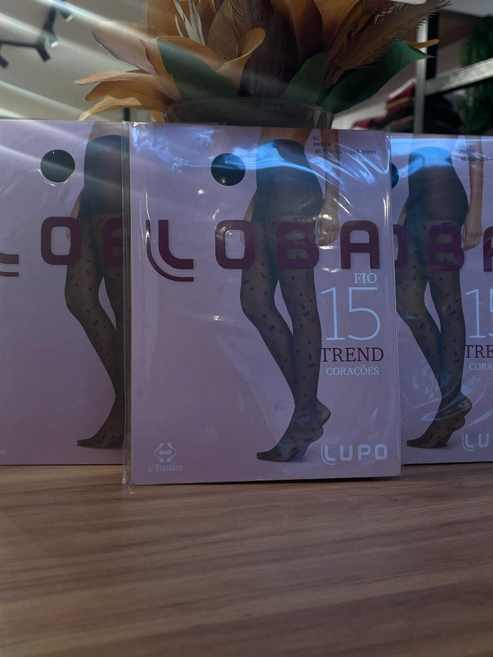 Meia Calça Fio 15 Corações GG