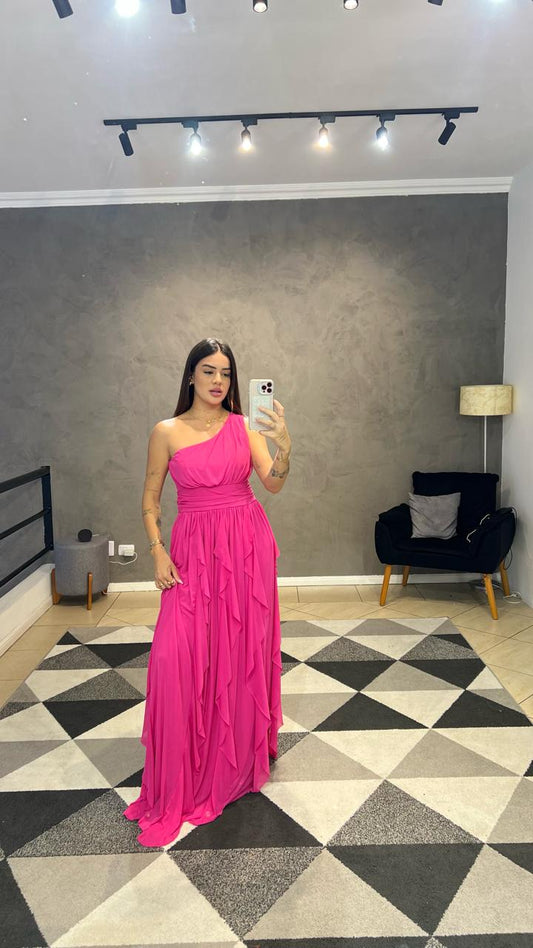 Vestido Festa Ombro Só