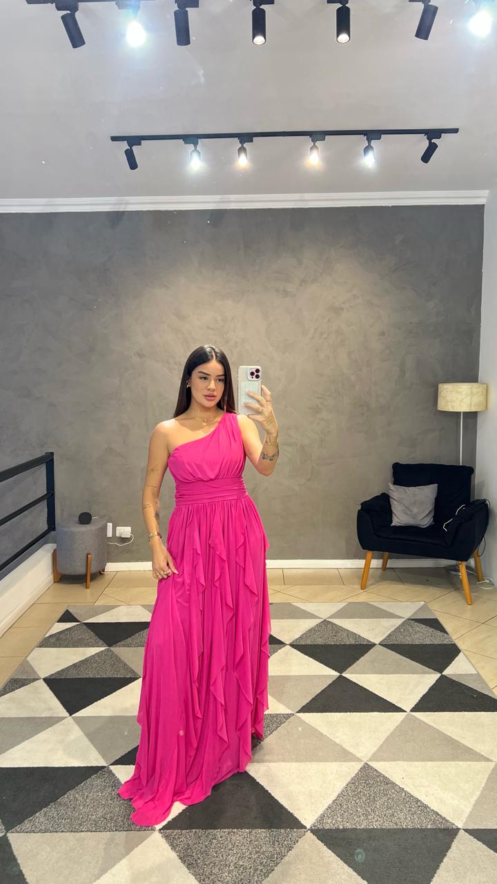 Vestido Festa Ombro Só