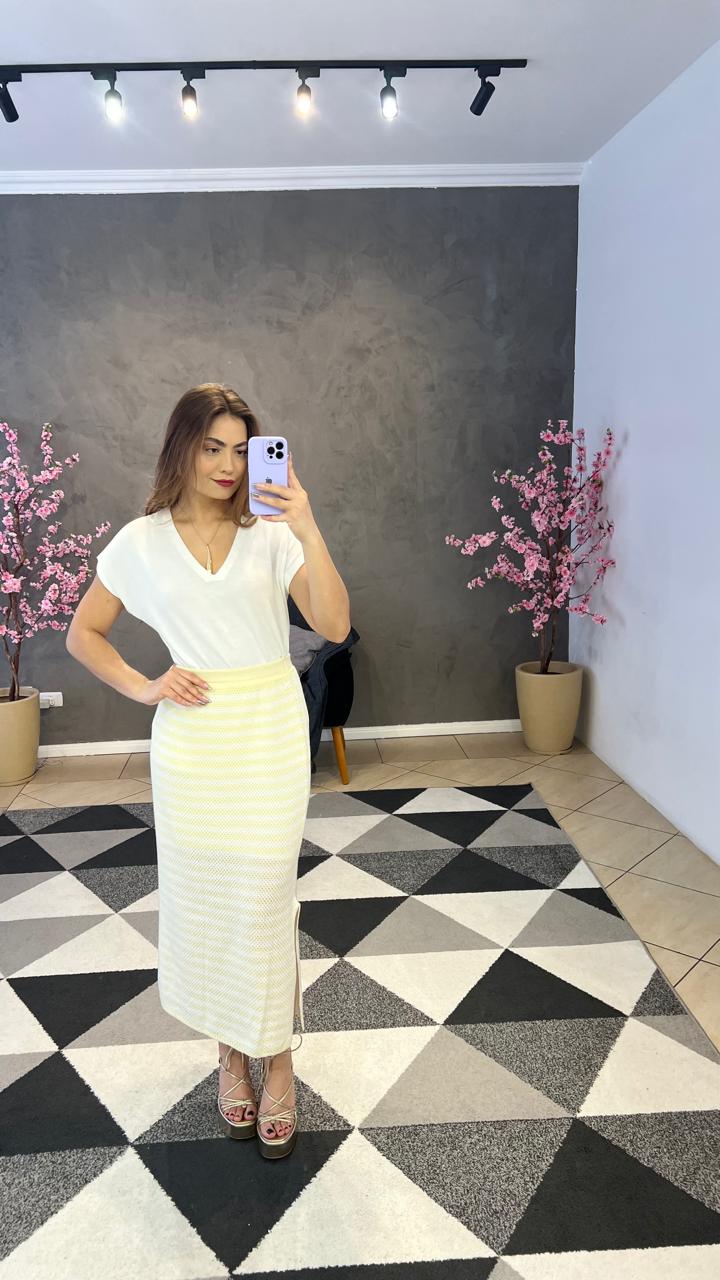 Saia Tricô de Verão