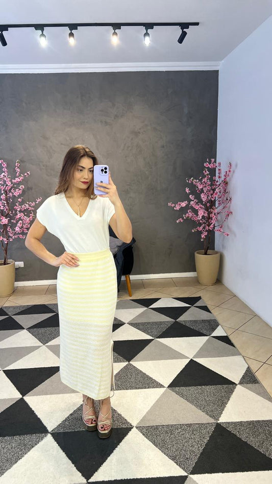 Saia Tricô de Verão