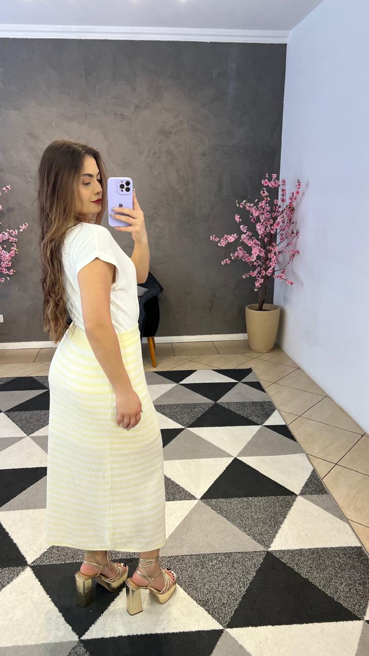 Saia Tricô de Verão